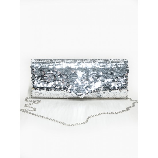 SEQUINED EVENING BAG