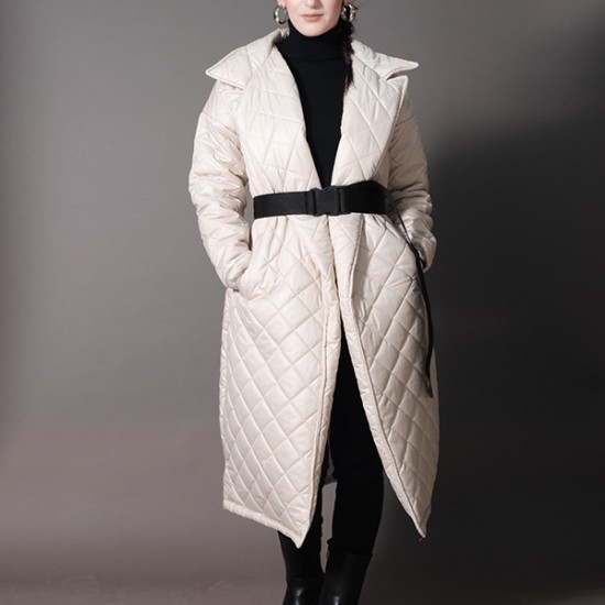 LONG QUILTED COAT